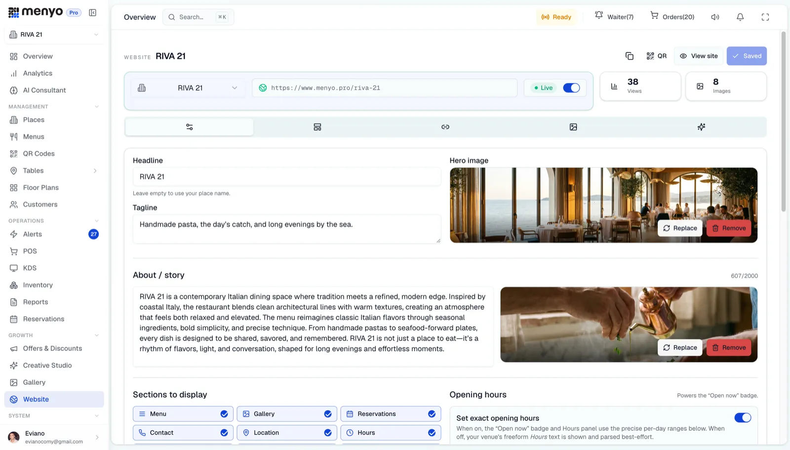 Website builder